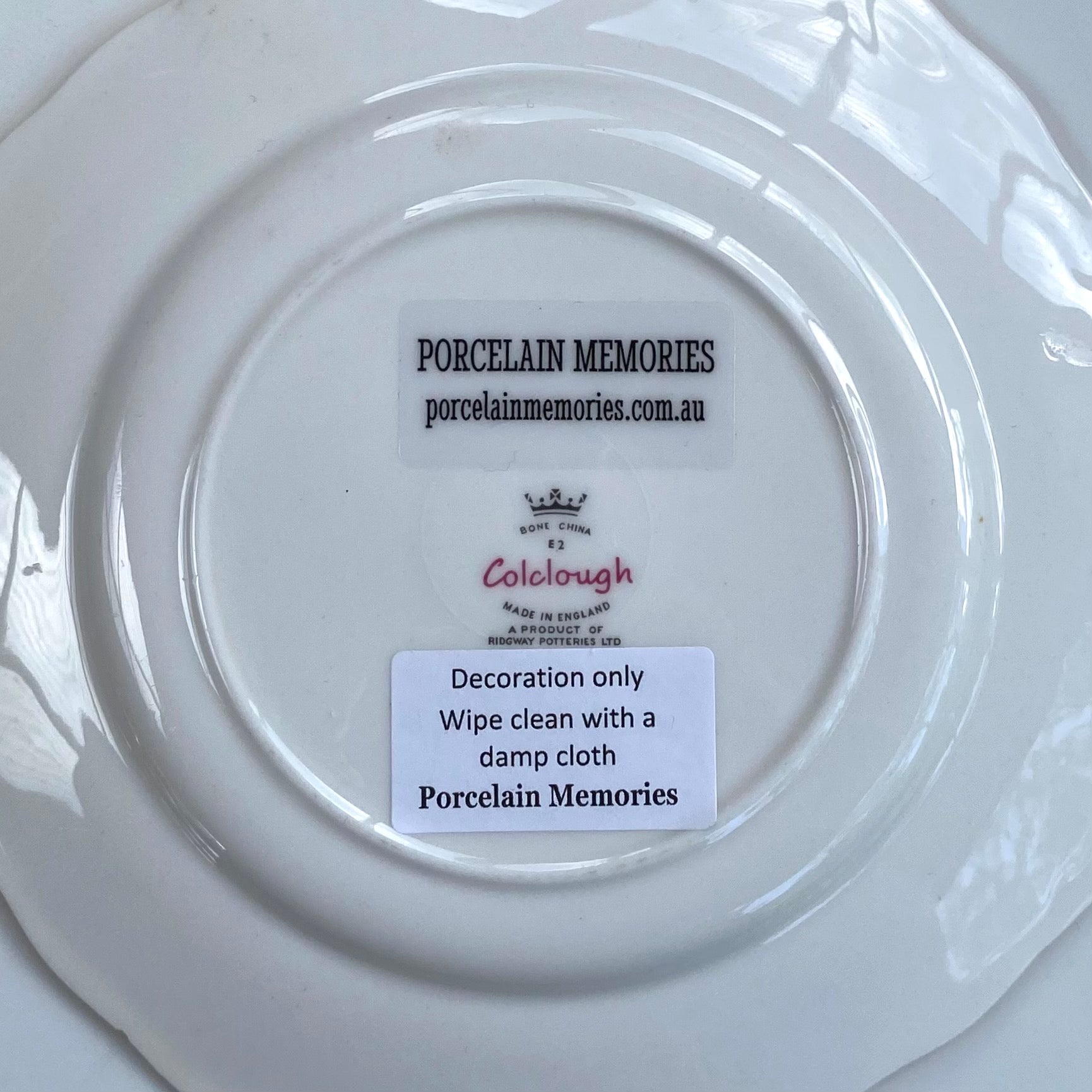 ‘Plant one on me’ quote on plate