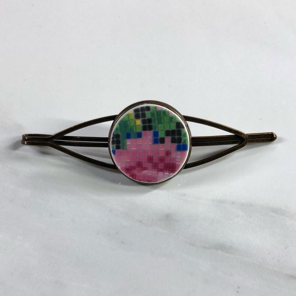 40% off! 1930’s Colclough Hair Slide Clip Antique Bronze