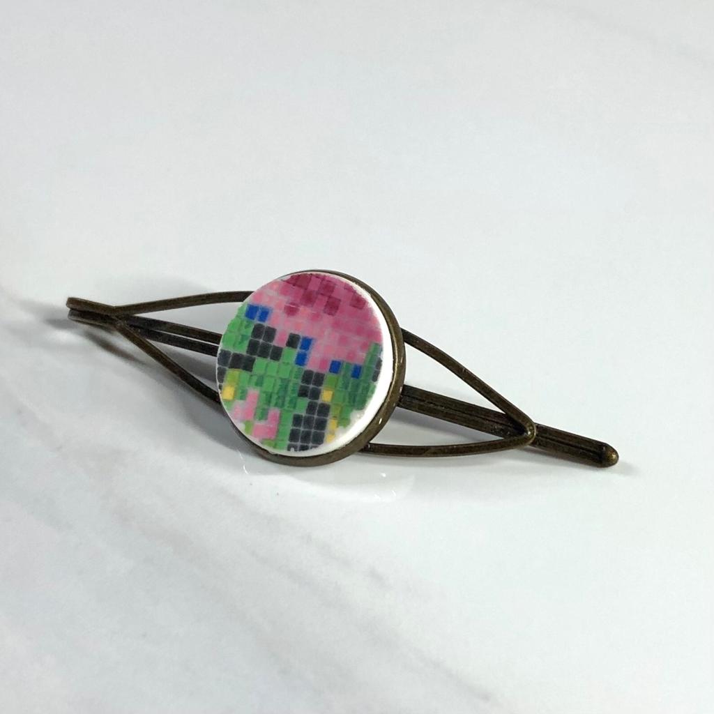 40% off! 1930’s Colclough Hair Slide Clip Antique Bronze