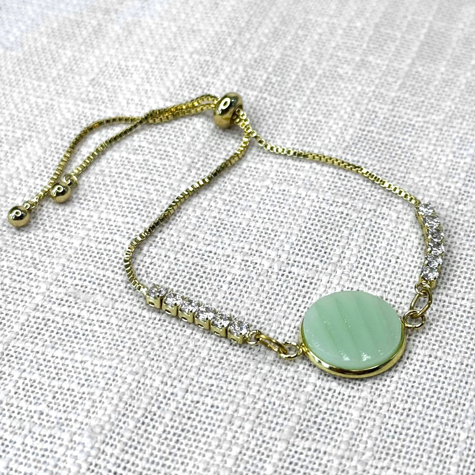 1940’s Fire King ‘Jadeite’ Adjustable Bracelet Y