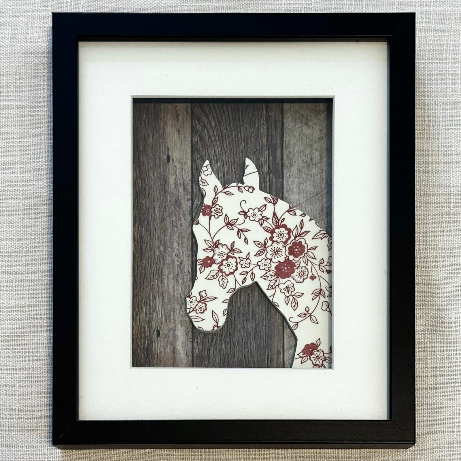 1960’s Horse from Ridgway Pottery Framed Artwork