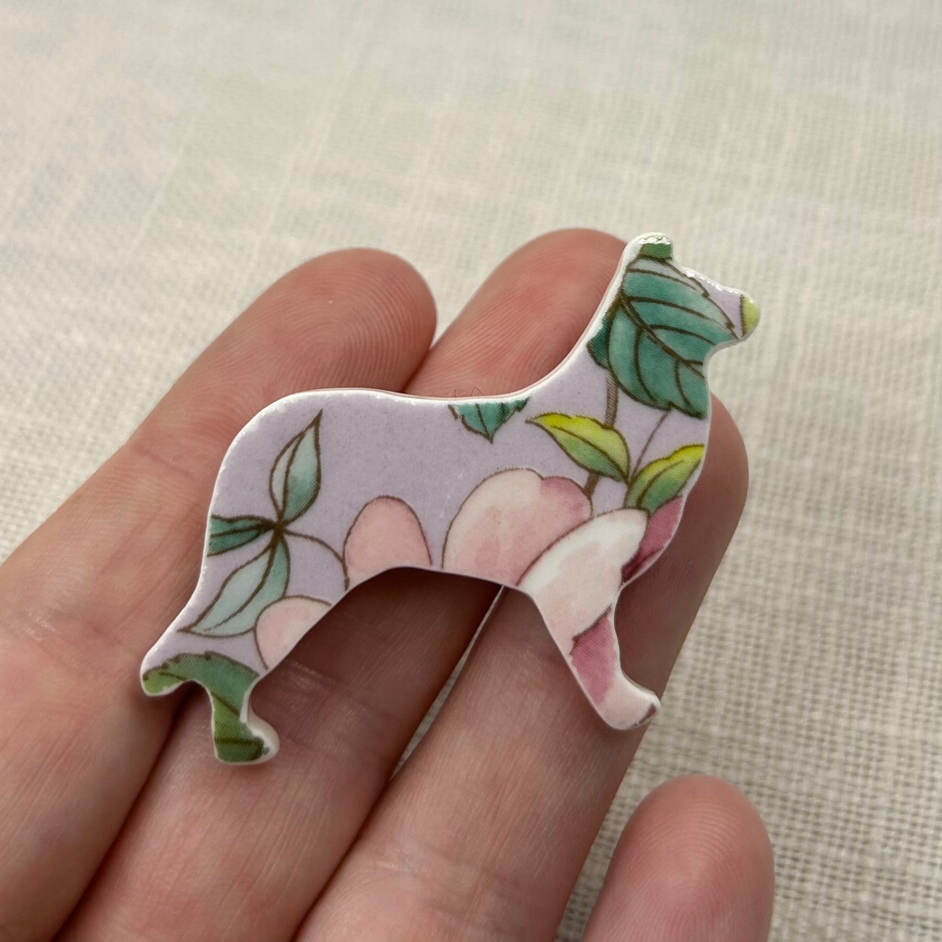 1990’s Duchess China Dog Brooch