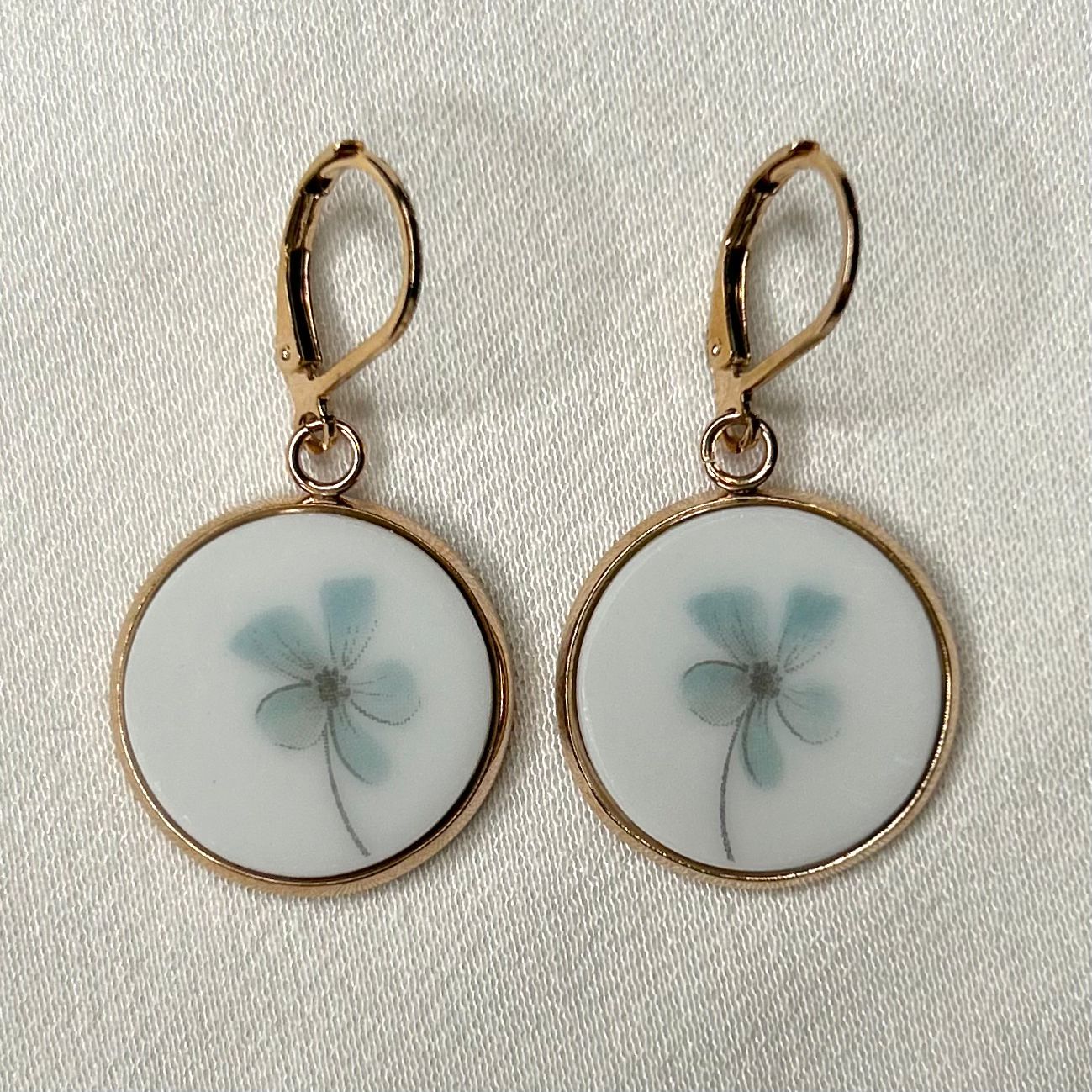 *1967-79 Noritake ‘Alouette’ Leverback Dangly Earrings RM