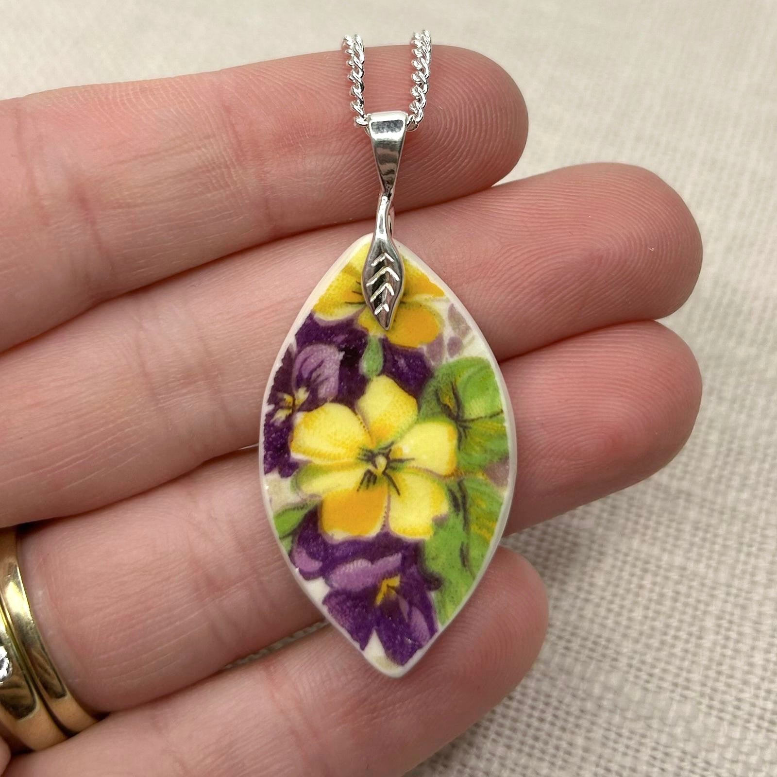 1950’s Duchess Pendant Necklace Sterling Silver
