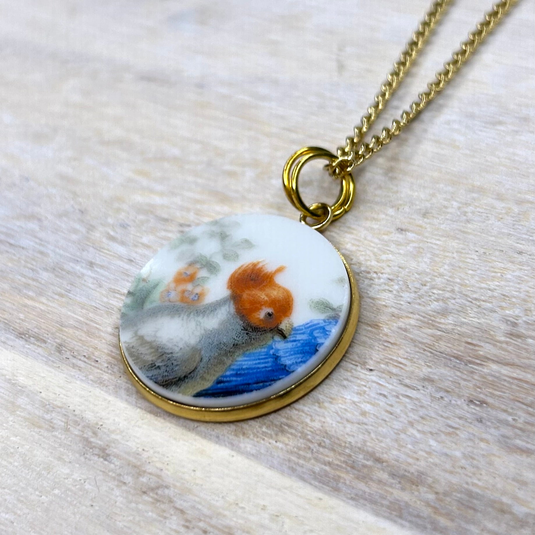 1990’s Bird Pendant Necklace Y