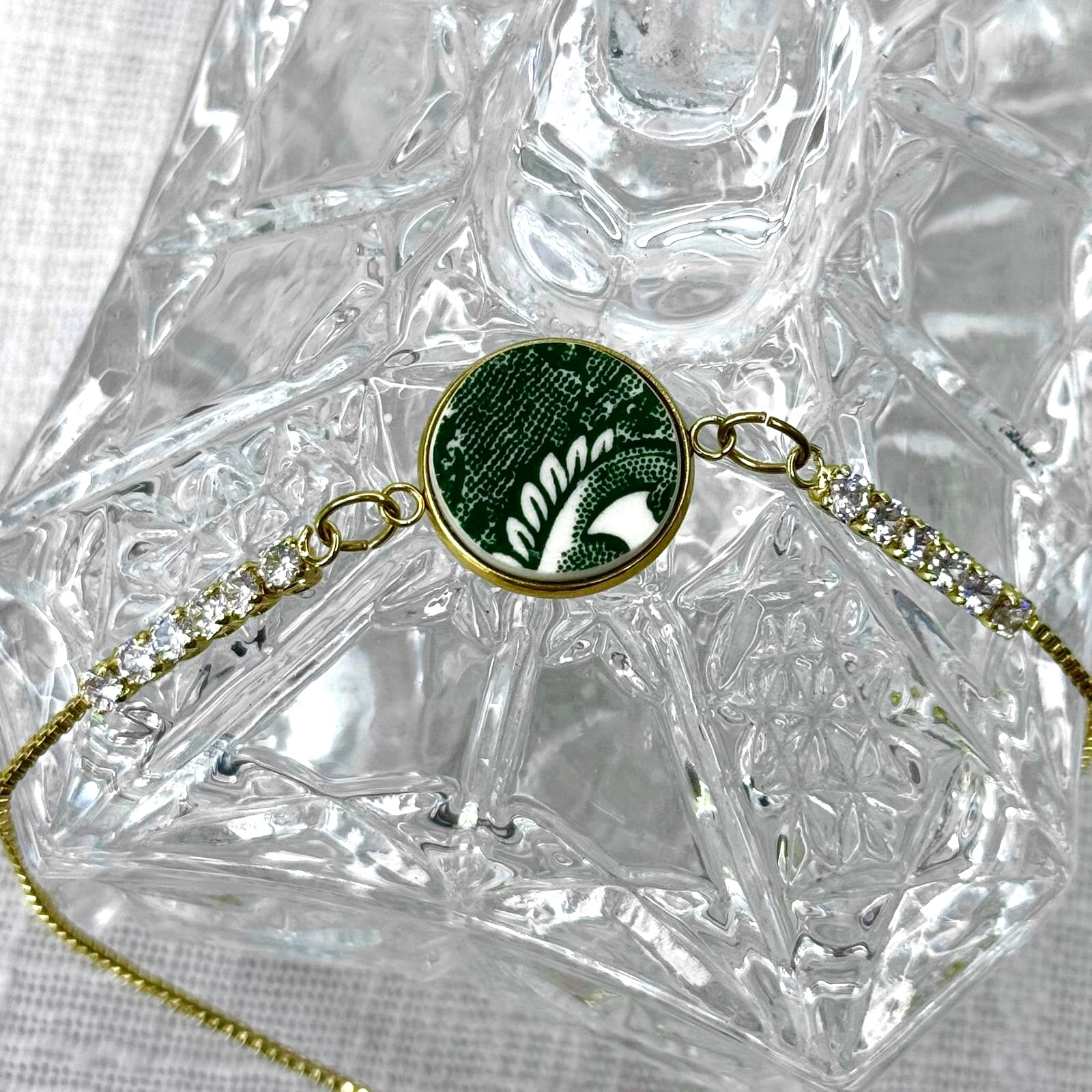 1960’s English Ironstone Adjustable Bracelet Y