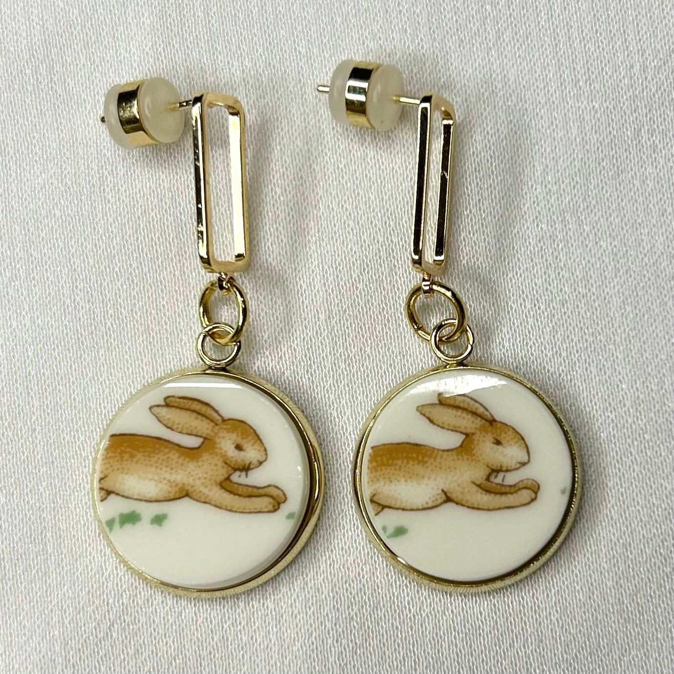 *Royal Doulton ‘Bunnykins’ Stud Dangly Earrings YM