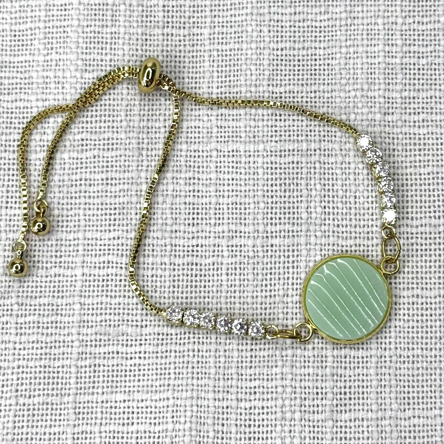 1940’s Fire King ‘Jadeite’ Adjustable Bracelet Y