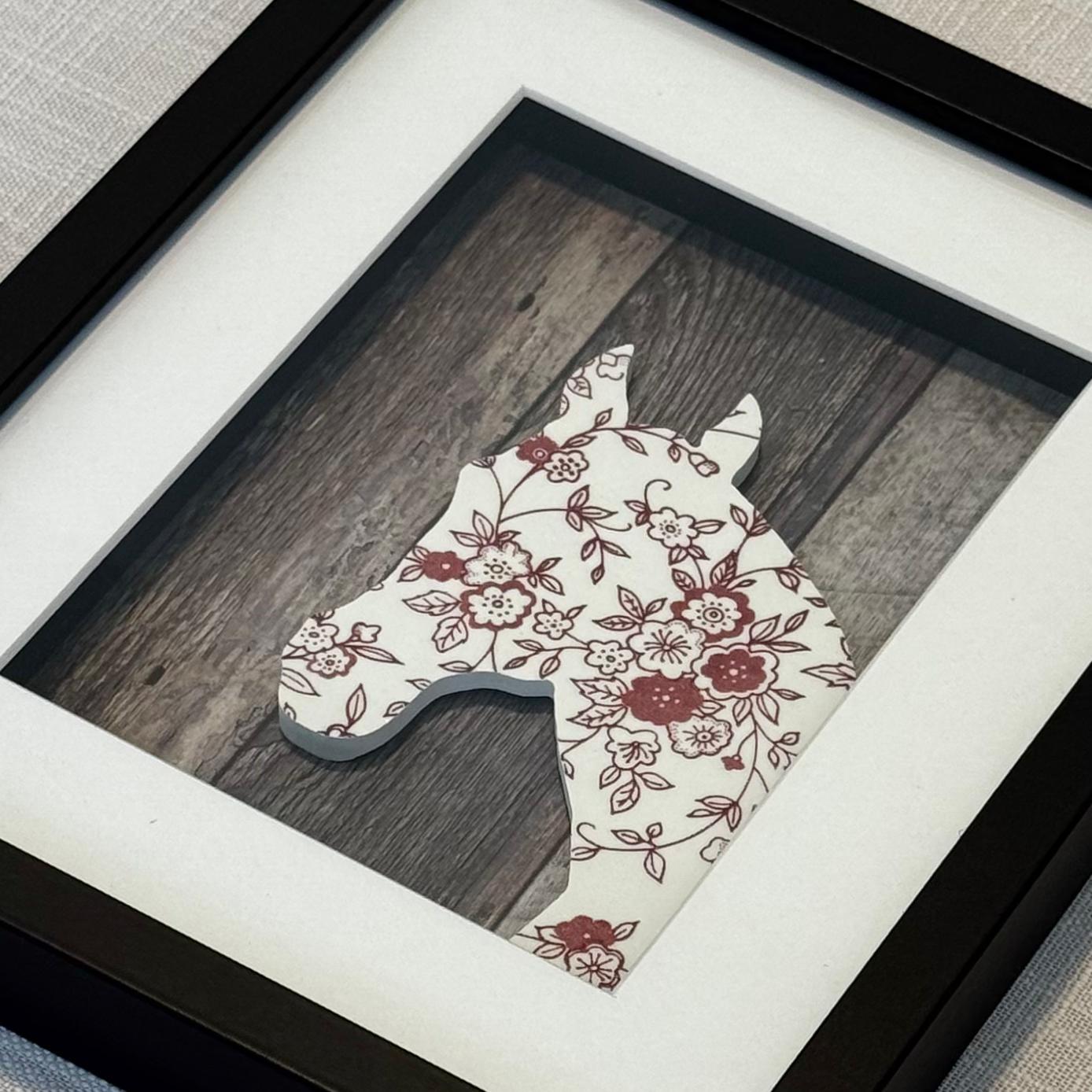 1960’s Horse from Ridgway Pottery Framed Artwork