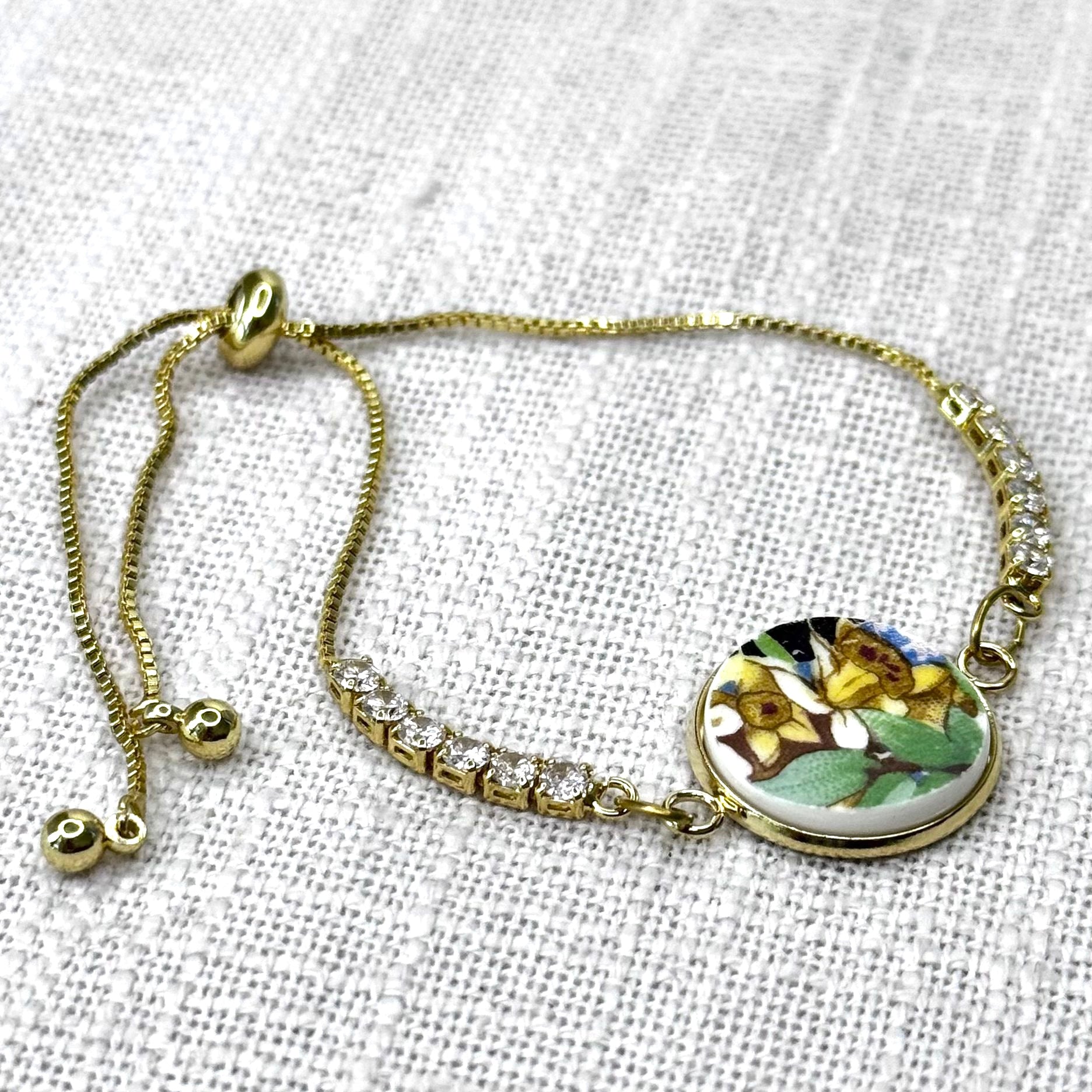 1930’s Royal Winton ‘Hazel’ Adjustable Bracelet Y