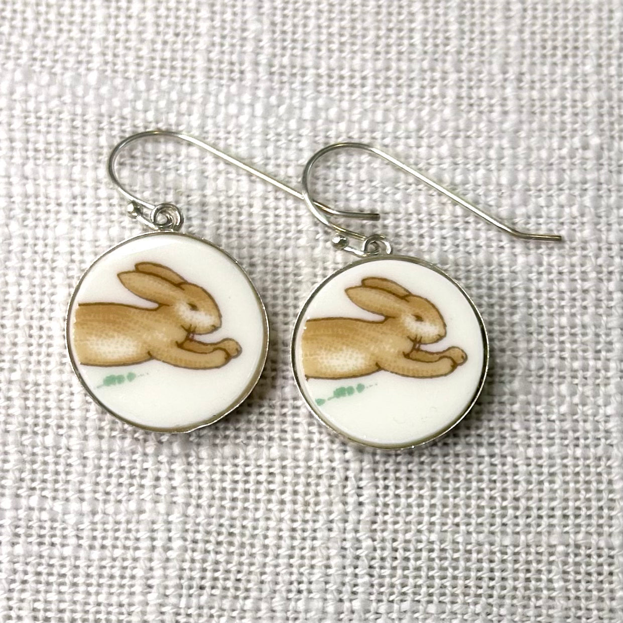 Sterling Silver Royal Doulton ‘Bunnykins’ Dangly Earrings