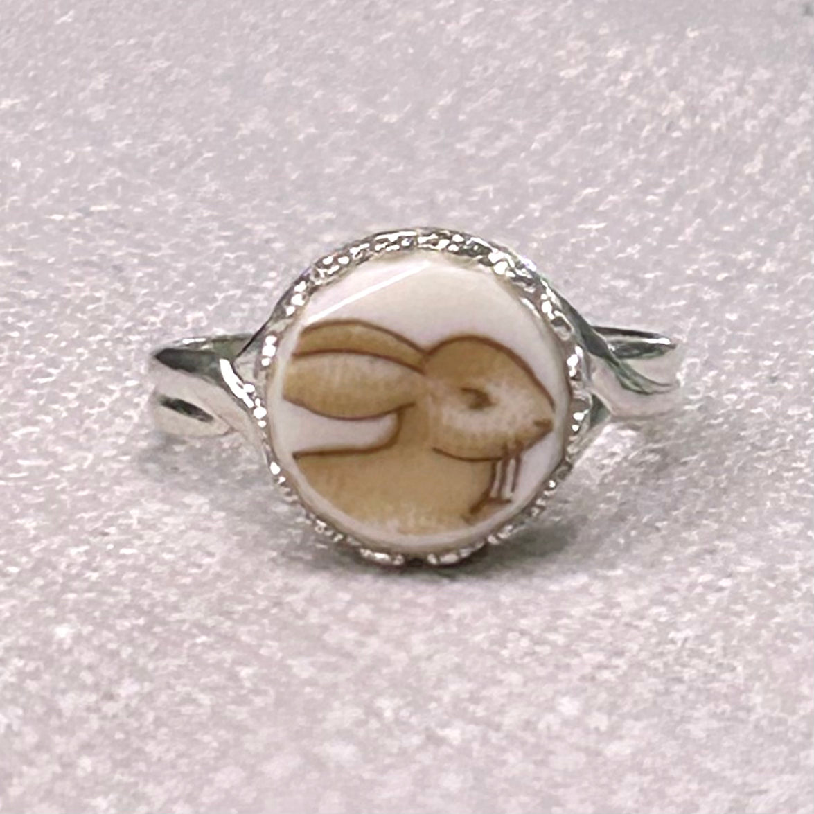 Sterling Silver Royal Doulton ‘Bunnykins’ Adjustable Ring