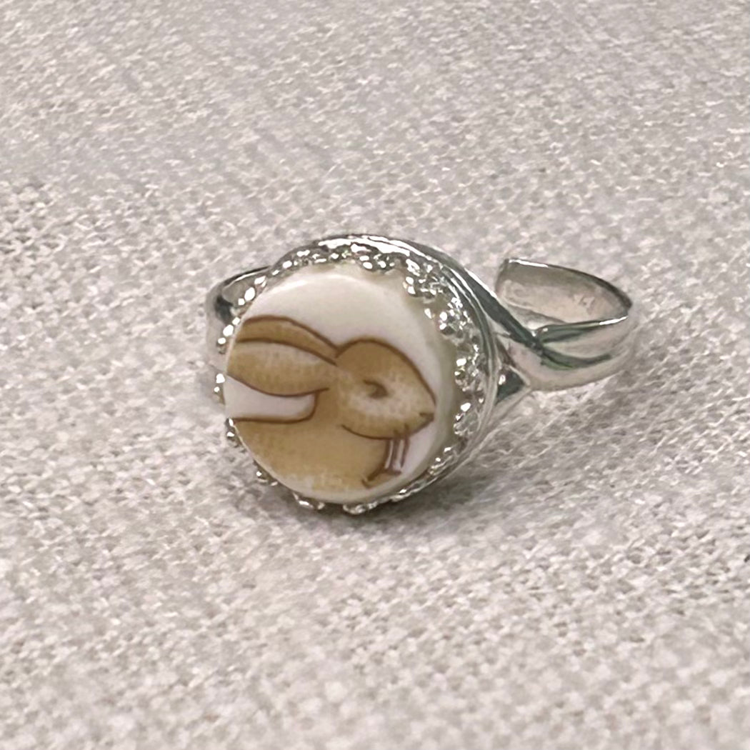 Sterling Silver Royal Doulton ‘Bunnykins’ Adjustable Ring