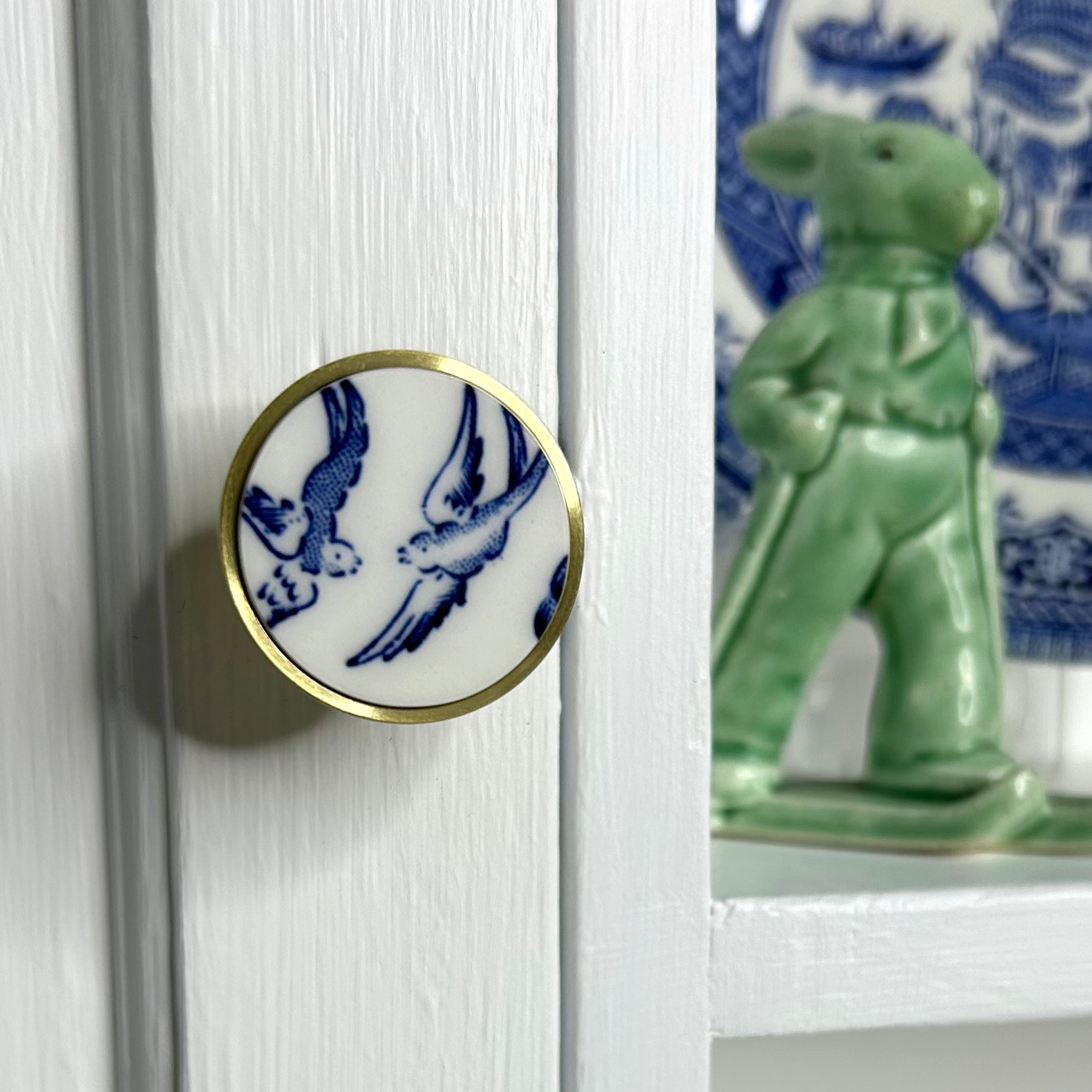 1970’s Churchill ‘Blue Willow’ Door Knob