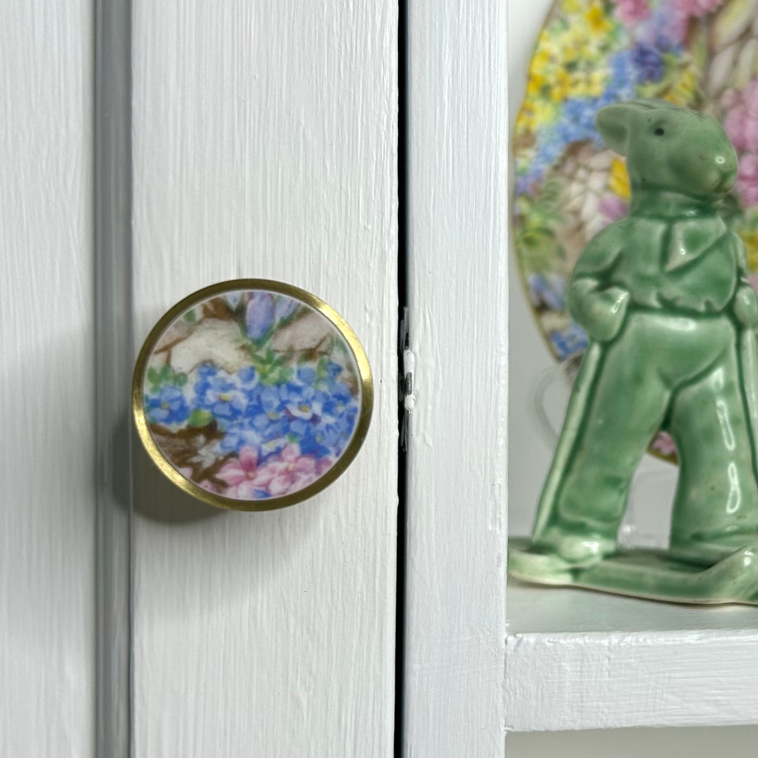 1950’s Shelley ‘Rock Garden’ Door Knob