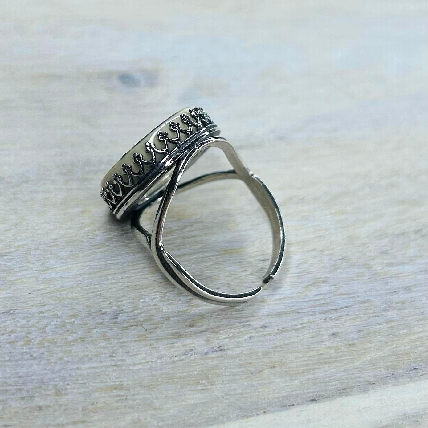 1960’s Sterling Silver Johnson of Australia Sunflower Ring