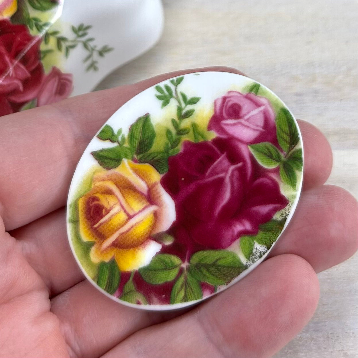 1962 Royal Albert ‘Old Country Roses’ Brooch