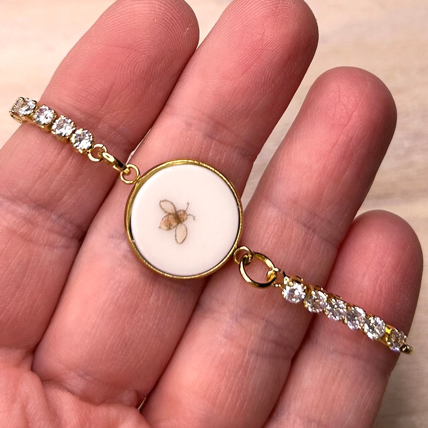 Bee CZ Bracelet