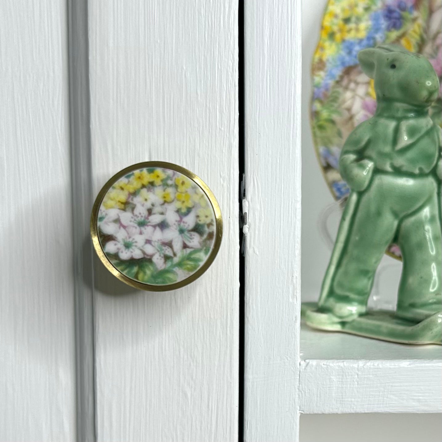 1950’s Shelley ‘Rock Garden’ Door Knob