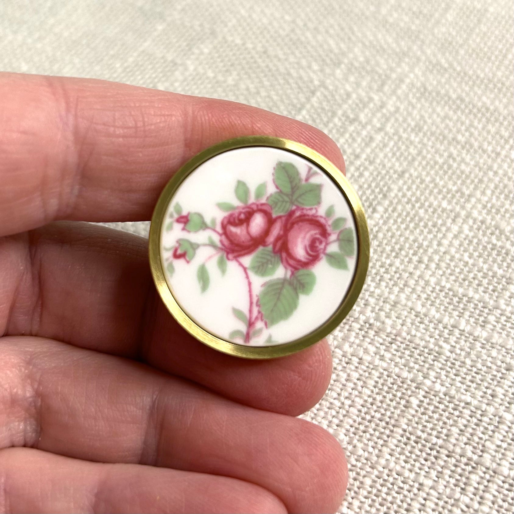 1945-66 Shelley ‘Bridal Rose’ Door Knob