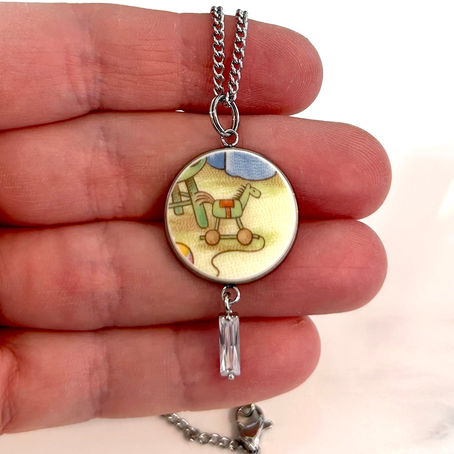 1970’s Royal Doulton ‘Bunnykins’ Pendant Necklace S