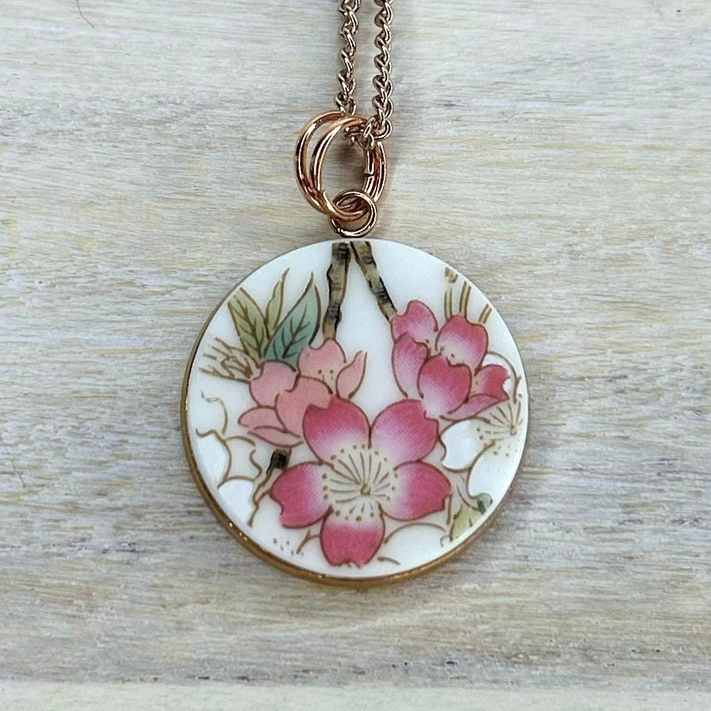 Floral Pendant Necklace RG