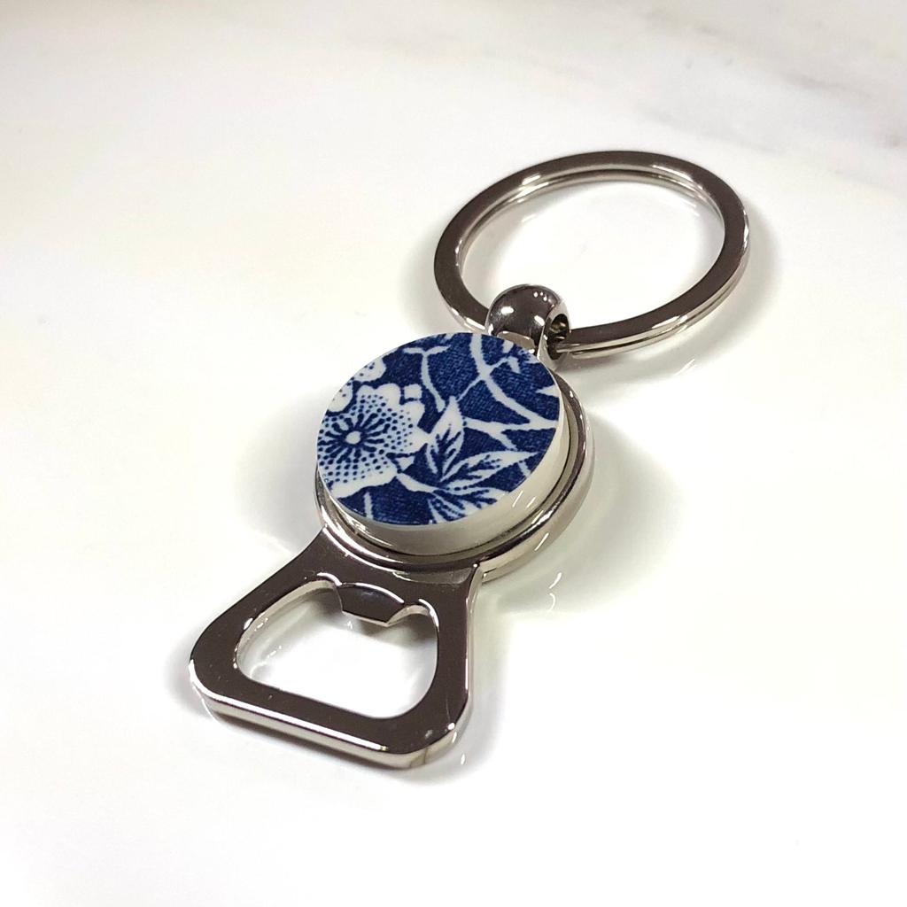 1980’s Calico Bottle Opener Keyring Keychain