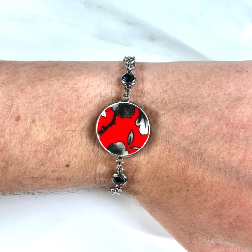 T2 Red and Black Bracelet