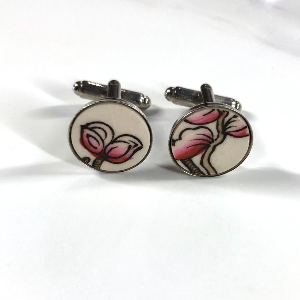 1940’s Alfred Meakin ‘Indian Tree’ Cufflinks